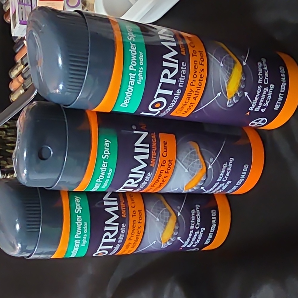 Lotrimin Foot Spray 4.6 ounce (3 Cans)